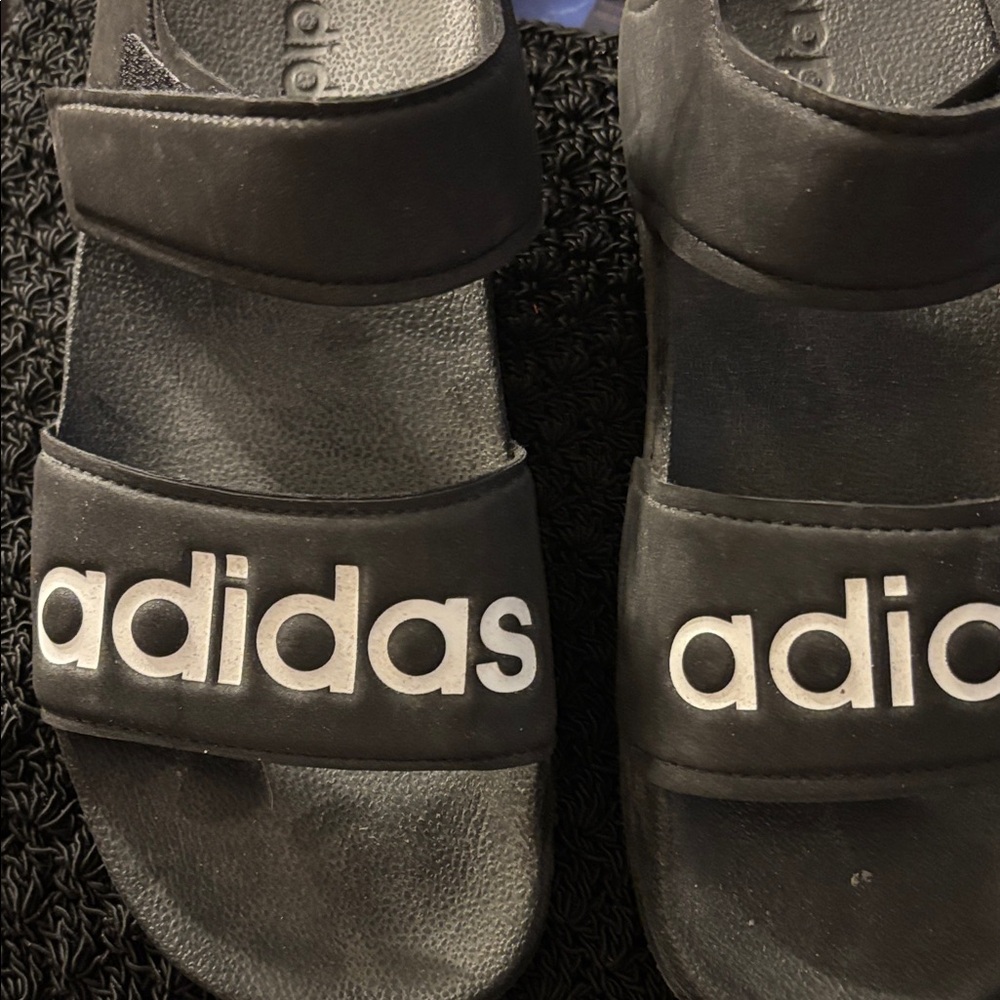 Adidas Kids Black Slide Sandals 3